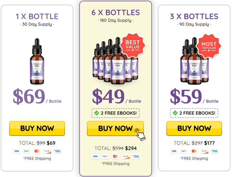 Cleanest Body- Buy Now